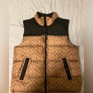 Men’s coach signature down vest